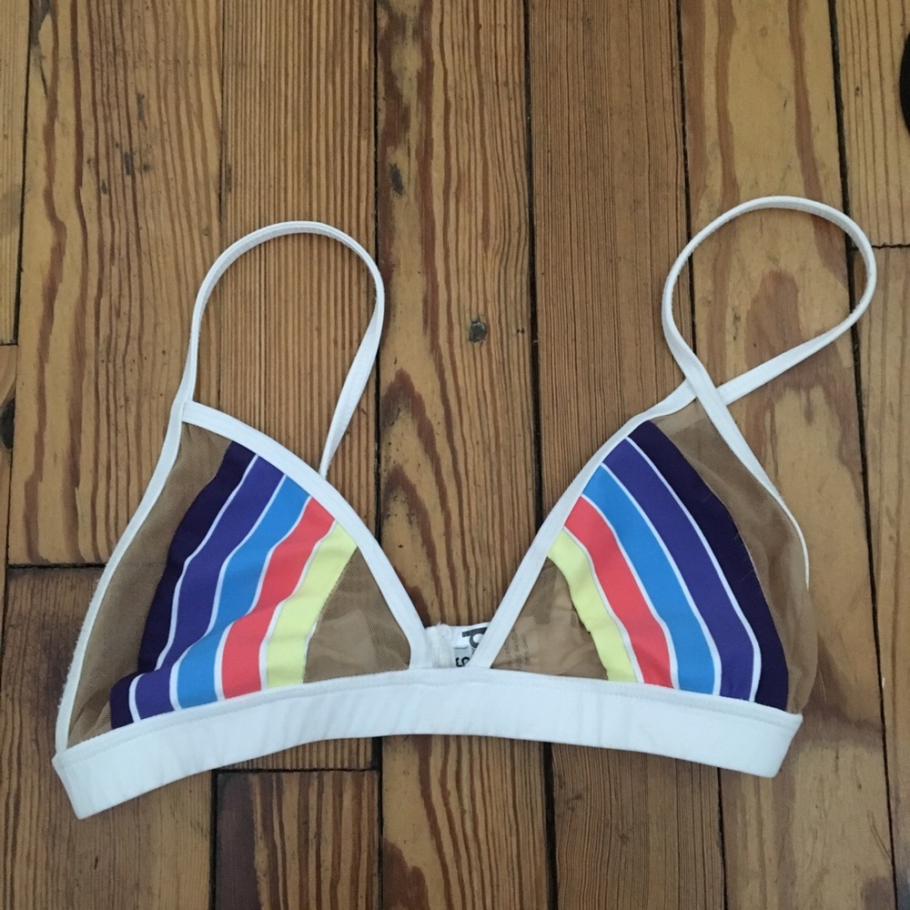 Pacific and driftwood bikini top